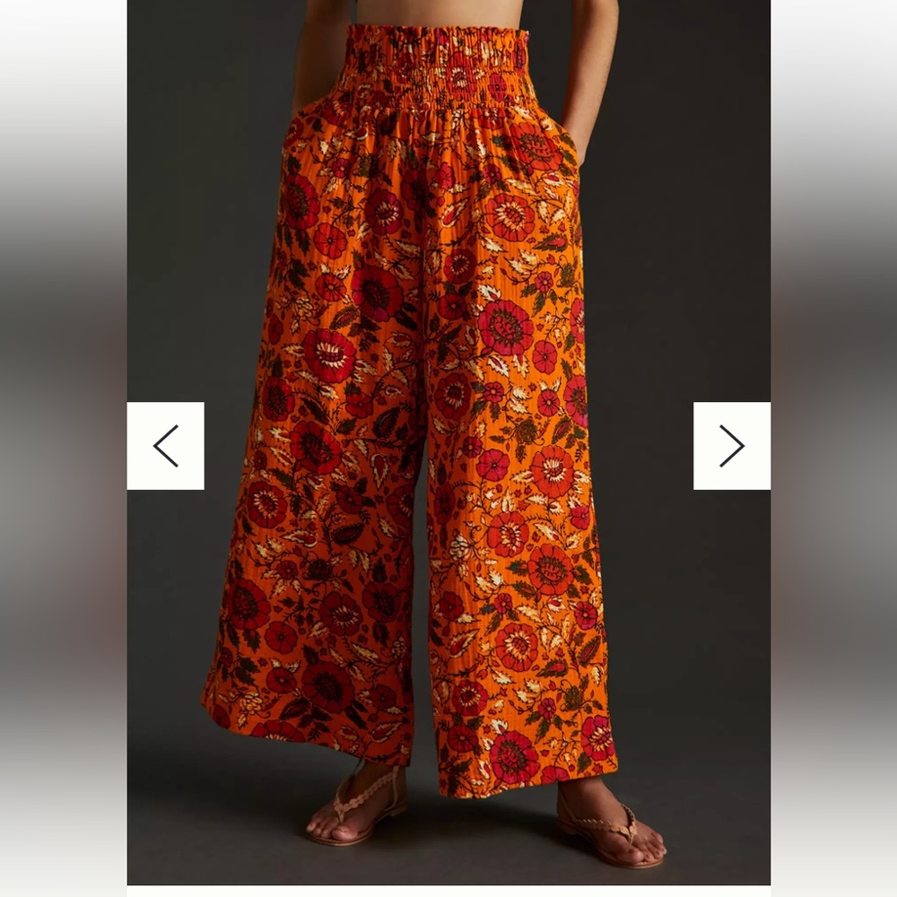 Anthropologie Gauzy Pants